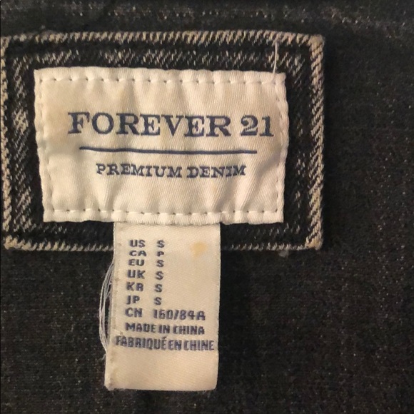 Rocker Faded black jean jacket - Picture 4 of 6